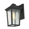 thumbnail image 1 of LNC Outdoor Wall Lantern with Seeded Glass, 11" Black Porch Light, E26 Base, Wet Rated, 1 of 12