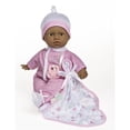thumbnail image 1 of 11 in. La Baby Mini Soft Body Baby Doll with Blanket & Pacifier, Pink, 1 of 1