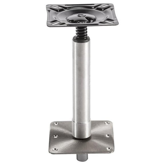 11 in. Post King Pin Type Pedestal Kit, Silver