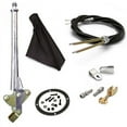 thumbnail image 1 of 11 in. Transmision Mount E-Brake Handle Black Boot, Black Ring & Cable Kit for GM Clevis, 1 of 1