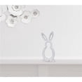 thumbnail image 1 of 11 in. White Polyresin Rabbit Figurine - Set of 2, 1 of 1