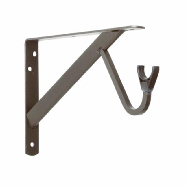 11 in. x 0.25 in. Bronze Shelf Bracket