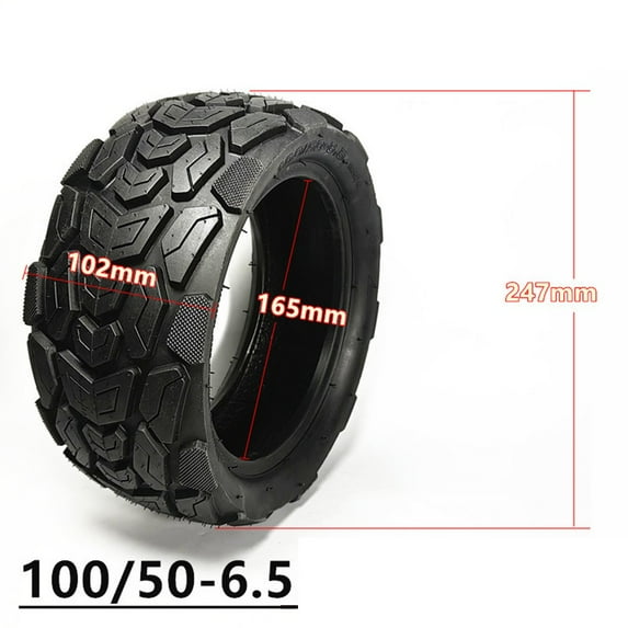 11 inch 100/50-6.5 Off-Road Tubeless Tire for 11x Electric Scooter