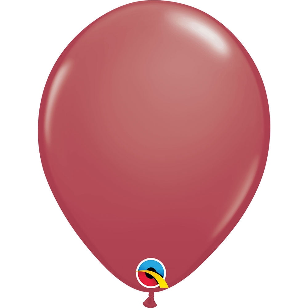 11 inch Cranberry Qualatex Latex Balloons (100 Pack) - Party Supplies Decorations