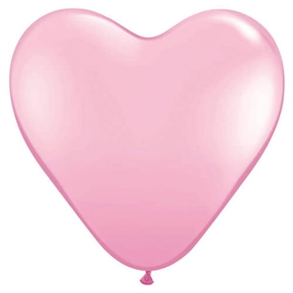 11 inch Hearts Pink Latex Balloons (100 Pack) - Party Supplies Decorations