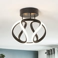 thumbnail image 1 of 11 inch LED Flush Mount Novelty Ceiling Light Globe Dimmable, 1 of 9