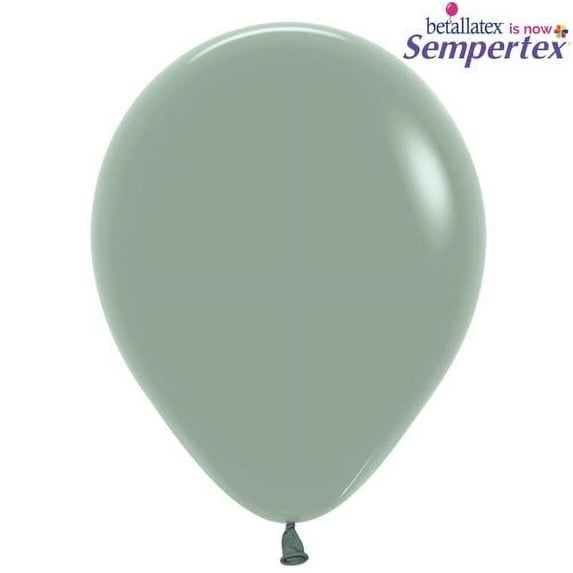 11 inch Pastel Dusk Laurel Green Betallatex / Sempertex Latex Balloons (100 Pack) - Party Supplies Decorations