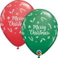 thumbnail image 1 of 11 inch Qualatex Christmas Evergreen Latex Balloons (6 Pack) - Party Supplies Decorations, 1 of 2