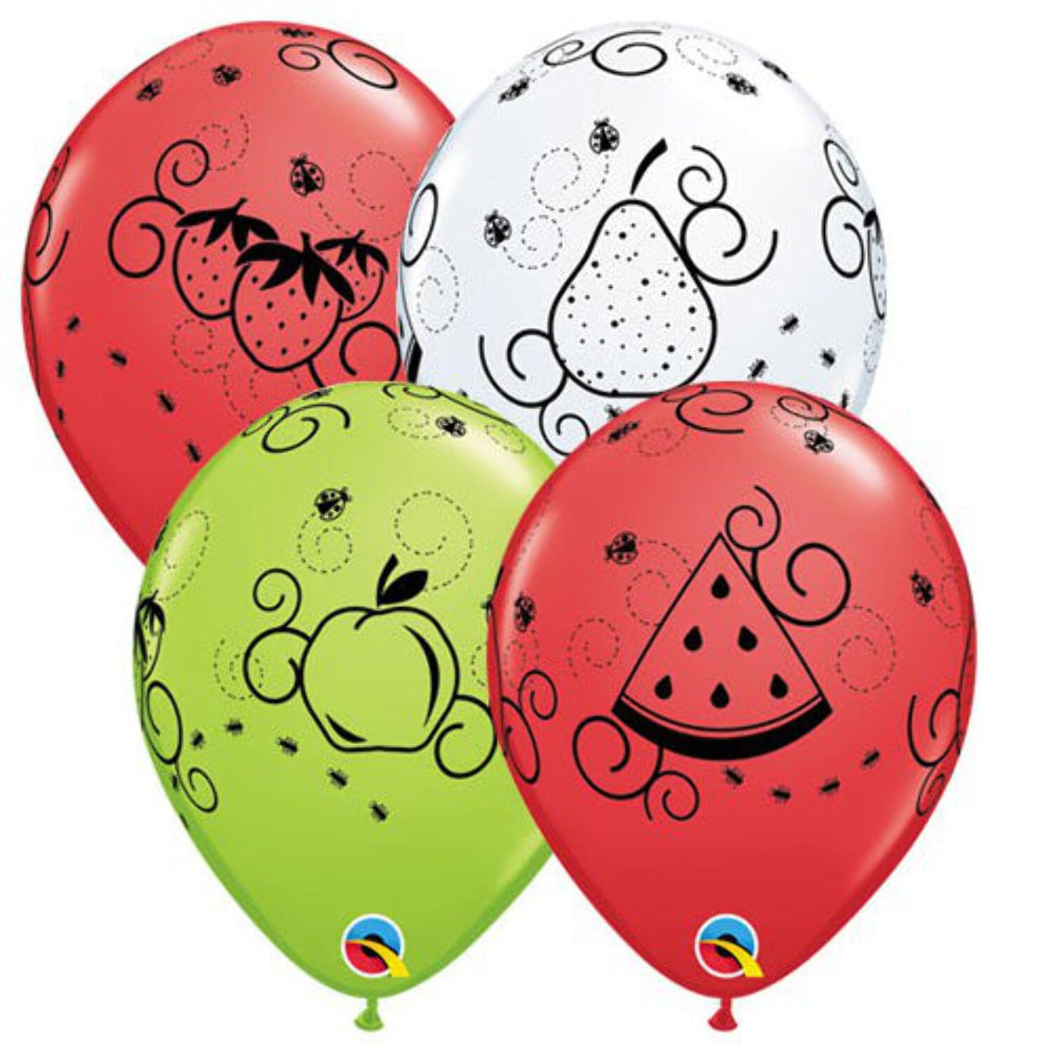 11 inch Qualatex Outdoor Picnic Latex Balloons (50 Pack) - Party Supplies Decorations