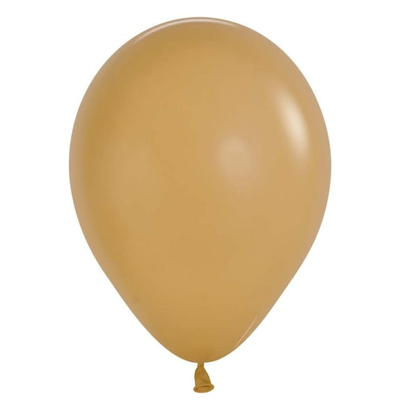 11 inch Sempertex Deluxe Latte Latex Balloons (10 Pack) - Party Supplies Decorations