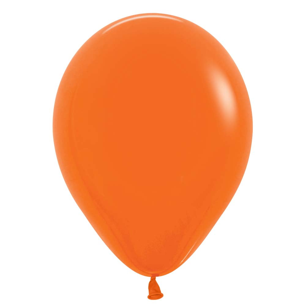 11 inch Sempertex Fashion Orange Latex Balloons (100 Pack) - Party Supplies Decorations
