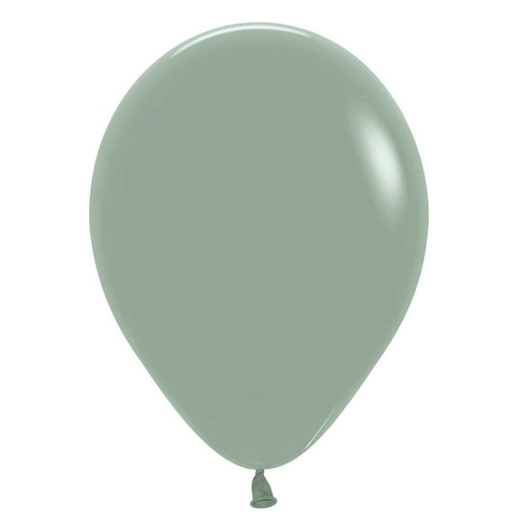 11 inch Sempertex Pastel Dusk Laurel Green Latex Balloons (10 Pack) - Party Supplies Decorations