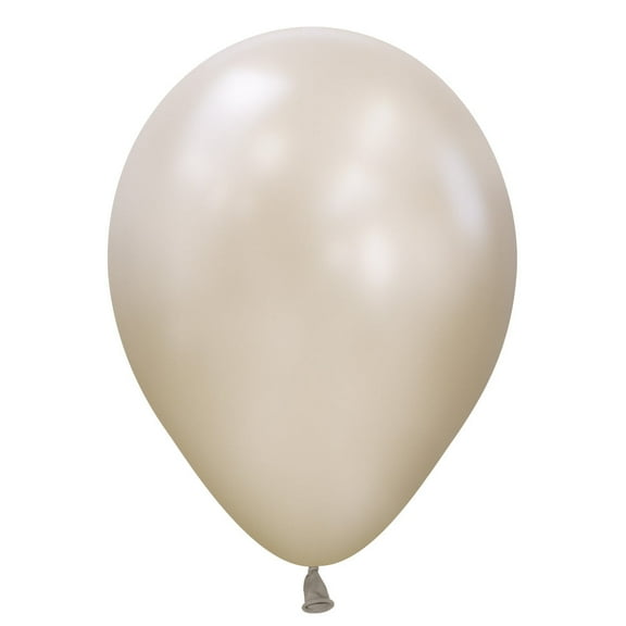 11 inch Sempertex Silk Cream Pearl Latex Balloons (50 Pack) - Party Supplies Decorations