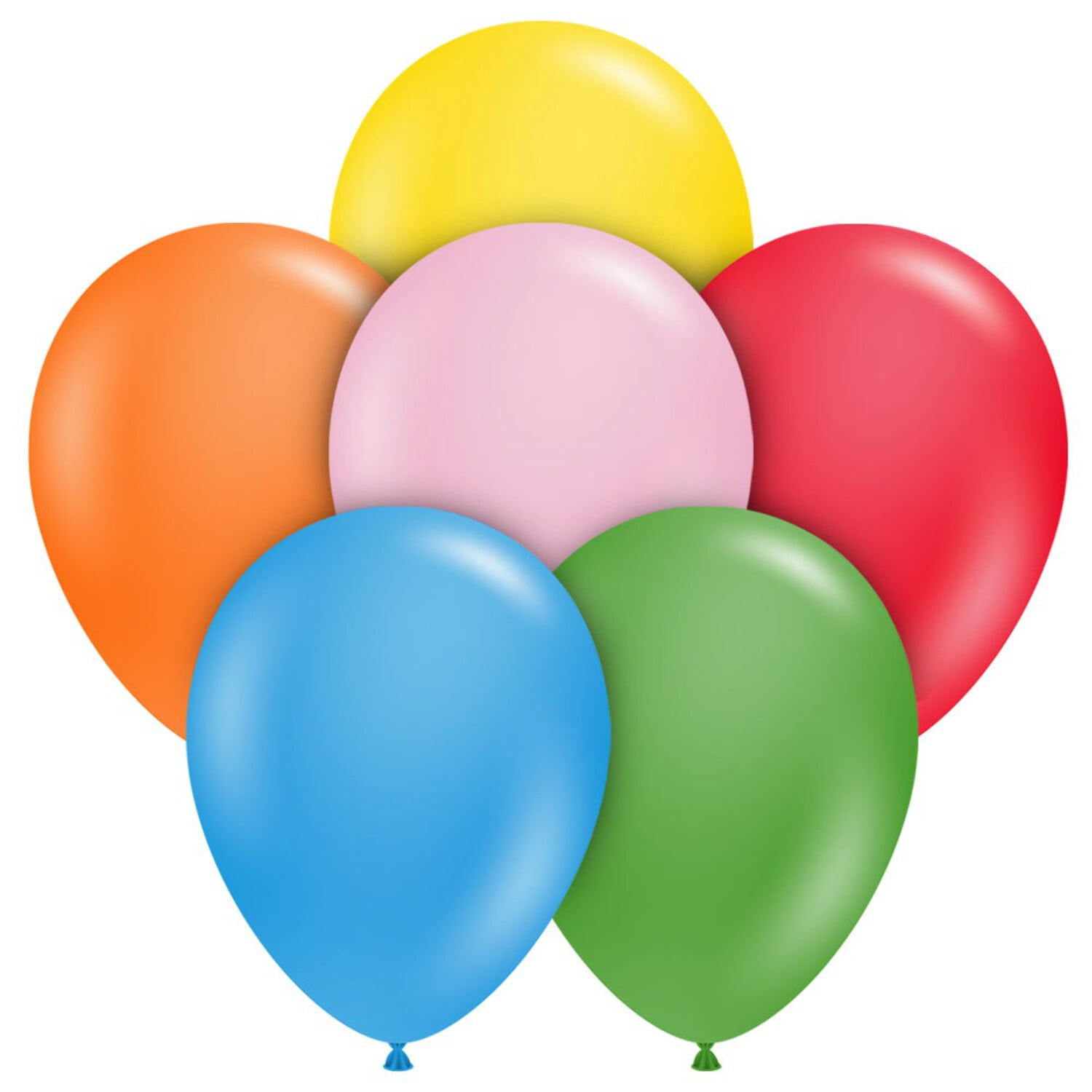 11 inch Tuftex Standard Assortment Latex Balloons (100 Pack) - Party Supplies Decorations