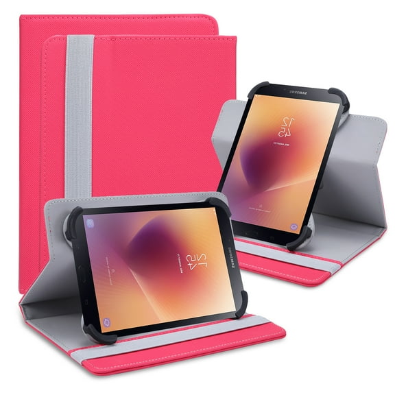 11 inch Unversal Tablet Case, Full Protection Foldable Kickstand for 11 inch Universal Tablet Case Pink