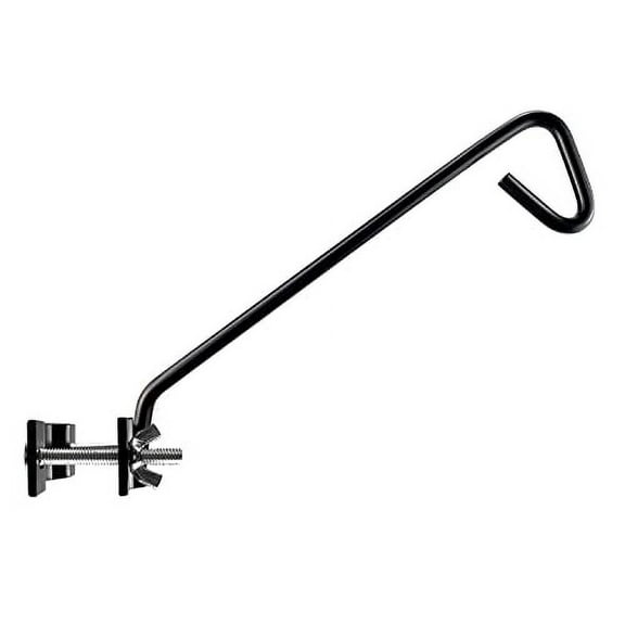 11 inches Fence Deck Hook Rail Hook Hanging Hook Mounting Kit Heavy Duty Bird Feeder Hook, Decorative Hook Hanger for Bird Feeders, Planters, Suet Baskets, Lanterns on Balcony Porch Railing Fence