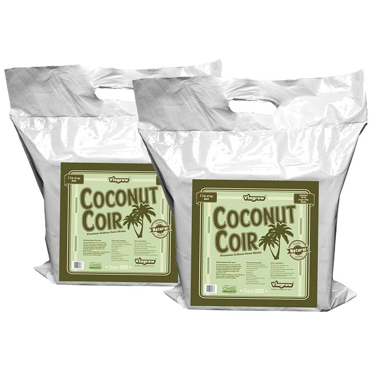 Viagrow 11 lb. Coconut Coir Block Soilless Grow Media (2-Pack) Viagrow 11 lb. Coconut Coir Block Soilless Grow Media (2-Pack)