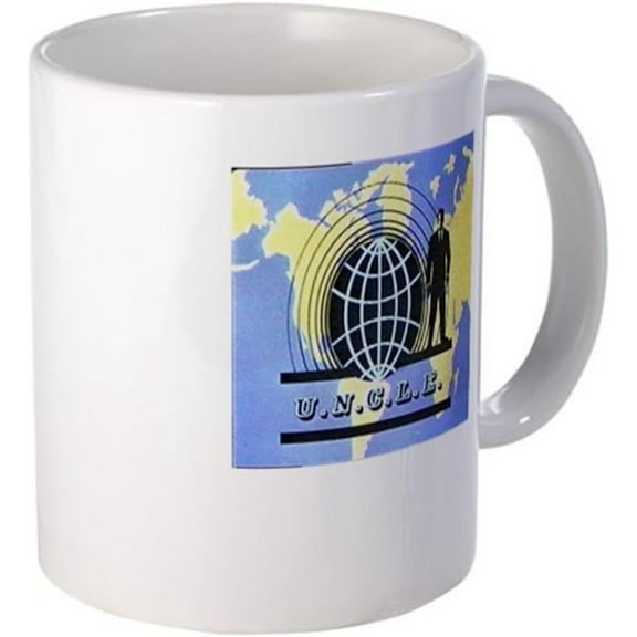 11 ounce Mug - THE MAN FROM UNCLE Mug - S White "