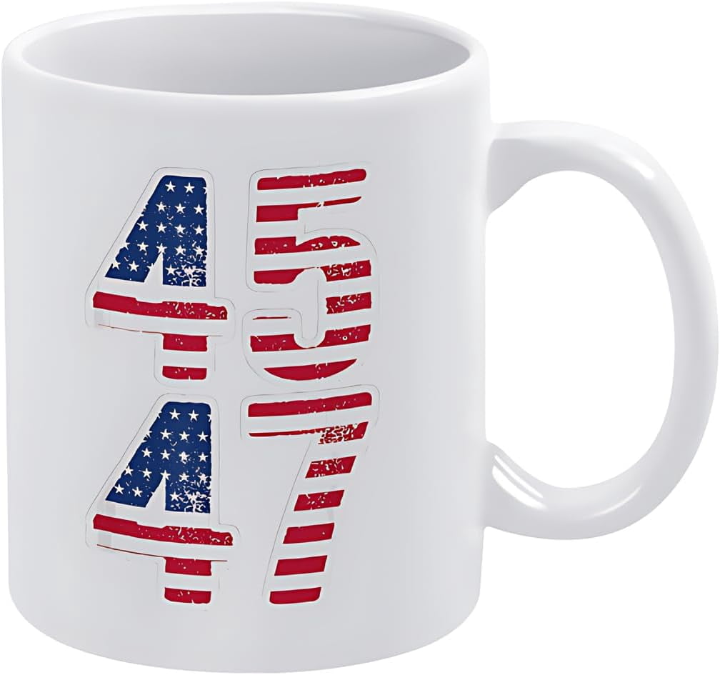 Dishwasher Safe Ceramic Mug Qsavet Trump-Themed Coffee Mug  11oz Ceramic,  Funny Gift For Mom, Birthday, Mother's Day Mother's Day Gift Mug