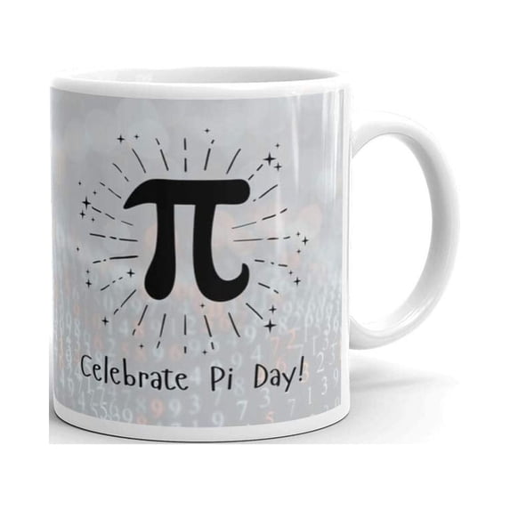 11 oz Celebrate Funny Math Engineer Pi Day Unique Novelty Ceramic Coffee Mug