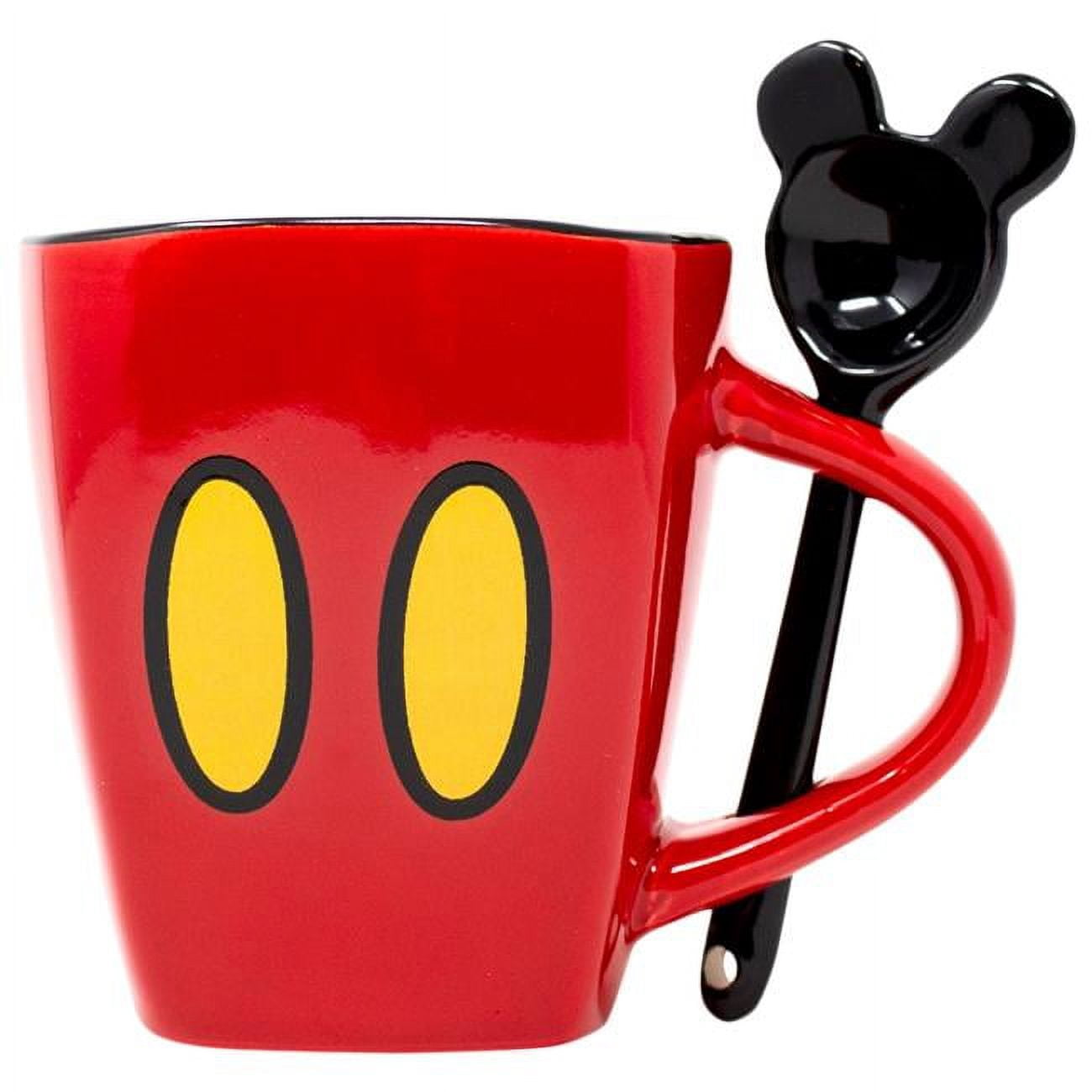 11 oz disney shorts mug with spoon red walmart