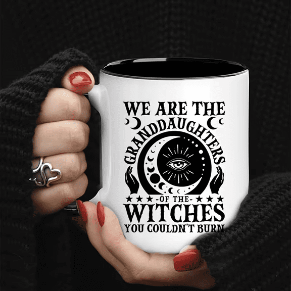 11 oz Moon and Stars Celestial Ceramic Coffee Mug