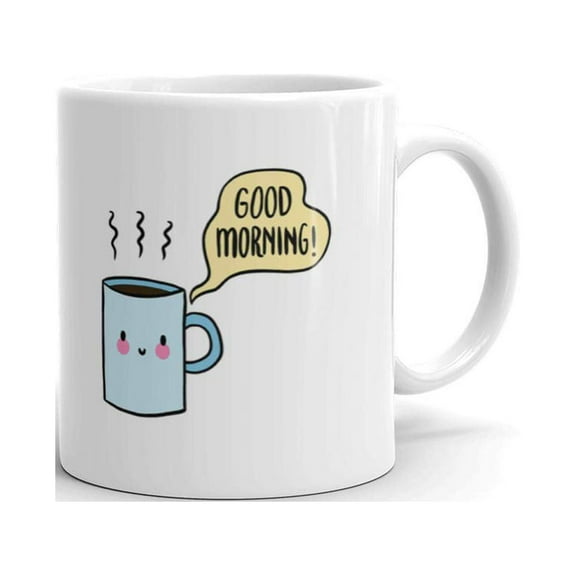11 oz Motivational Good Morning Person Gifts Coffee Lovers Novelty Unique Creative Ceramic Inspirational Tea Mug