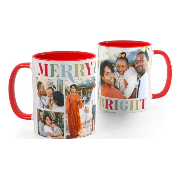 11 oz Red Ceramic Custom Mug