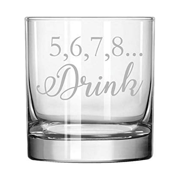 11 oz Rocks Whiskey Highball Glass 5,6,7,8 Drink Funny Dance Dancer Teacher Mom