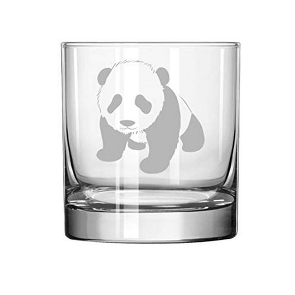11 oz Rocks Whiskey Highball Glass Baby Panda