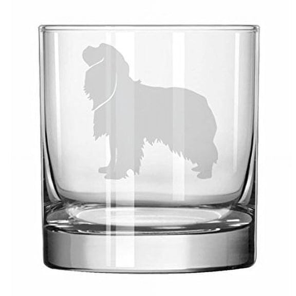 11 oz Rocks Whiskey Highball Glass Cavalier King Charles Spaniel