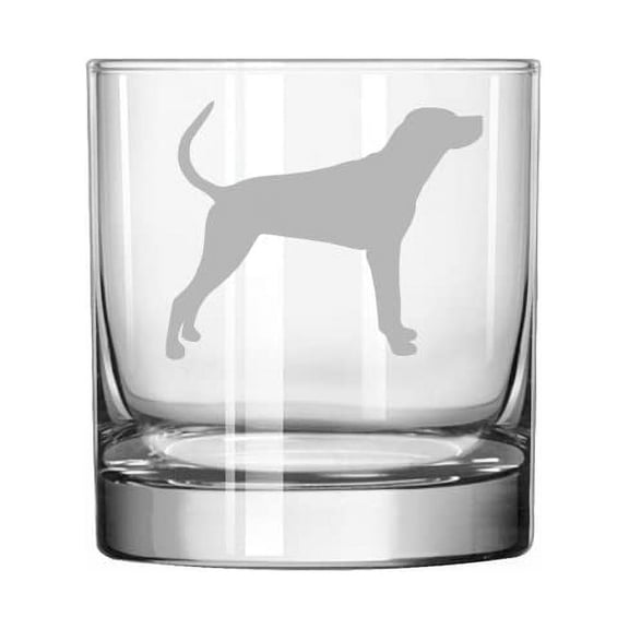 11 oz Rocks Whiskey Highball Glass Coonhound