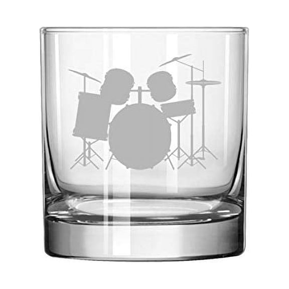 11 oz Rocks Whiskey Highball Glass Drum Set