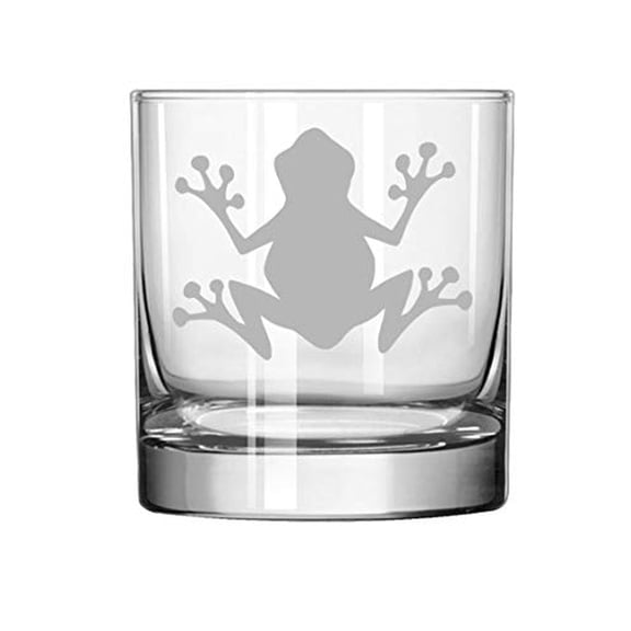 11 oz Rocks Whiskey Highball Glass Frog