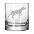 thumbnail image 1 of 11 oz Rocks Whiskey Highball Glass German Shorthaired Pointer, 1 of 1