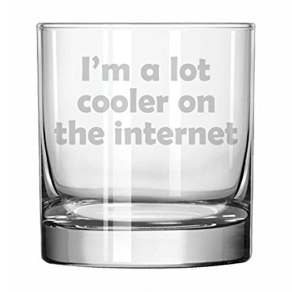 11 oz Rocks Whiskey Highball Glass I'm A Lot Cooler On The Internet