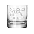 thumbnail image 1 of 11 oz Rocks Whiskey Highball Glass Nurses Call The Shots, 1 of 1