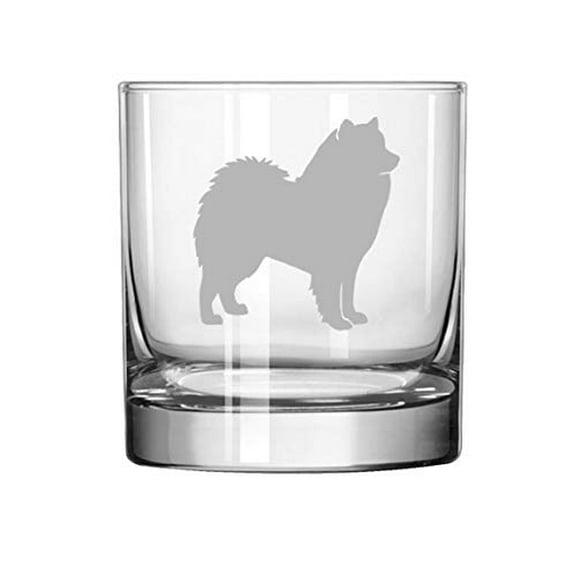 11 oz Rocks Whiskey Highball Glass Samoyed