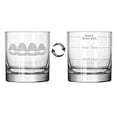 thumbnail image 1 of 11 oz Rocks Whiskey Highball Glass Two Sided Orthodontist, 1 of 1