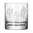 thumbnail image 1 of 11 oz Rocks Whiskey Old Fashioned Glass Gift Cactus Cactuses Cacti, 1 of 1