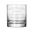 thumbnail image 1 of 11 oz Rocks Whiskey Old Fashioned Glass Gift Cheers 65th Birthday, 1 of 1