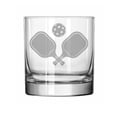 thumbnail image 1 of 11 oz Rocks Whiskey Old Fashioned Glass Gift Pickleball Paddles, 1 of 1