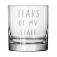 thumbnail image 1 of 11 oz Rocks Whiskey Old Fashioned Glass Gift Tears Of My Staff Funny For Boss, 1 of 1