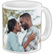 11 oz White Ceramic Custom Mug – Personalized Photo or Text
