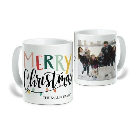 11 oz White Collage Ceramic Photo Mug
