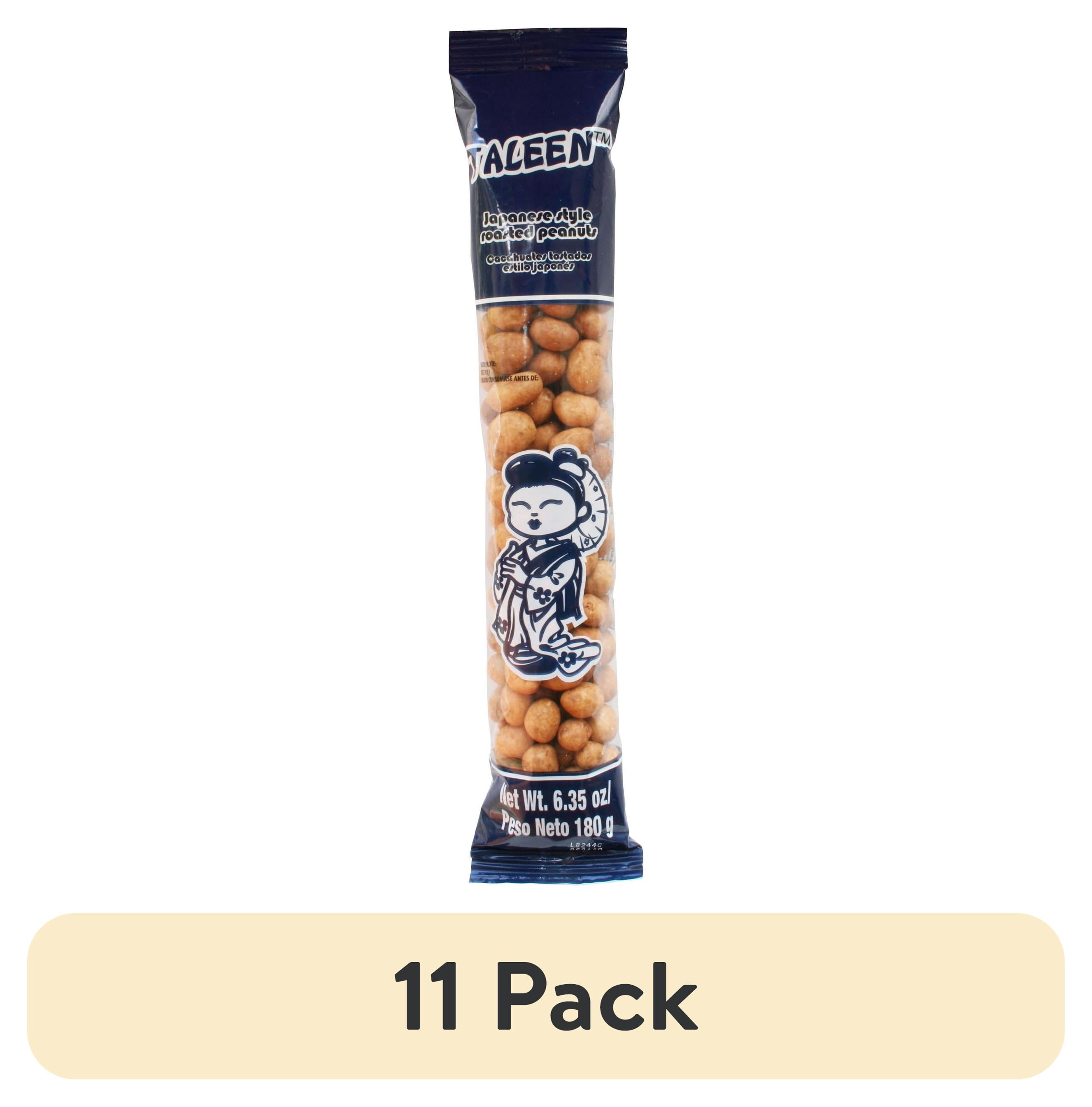 (11 pack) Taleen Japanese Style Roasted Edible Peanuts, 5.71 oz Bag