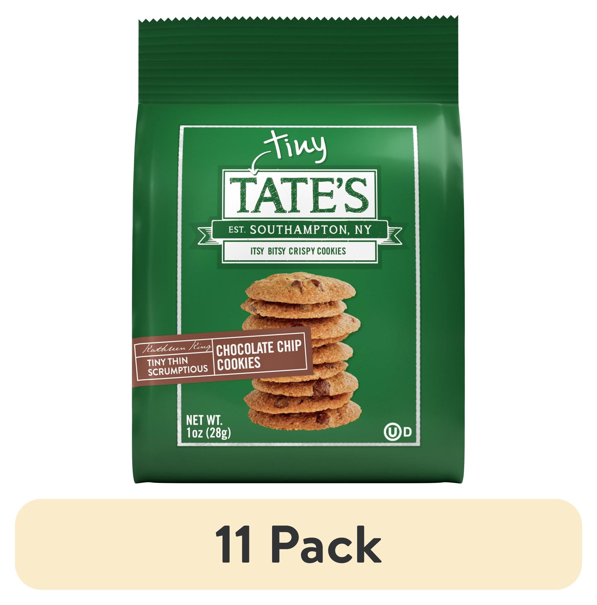 (11 pack) Tate's Bake Shop Tiny Chocolate Chip Cookies, 1 oz