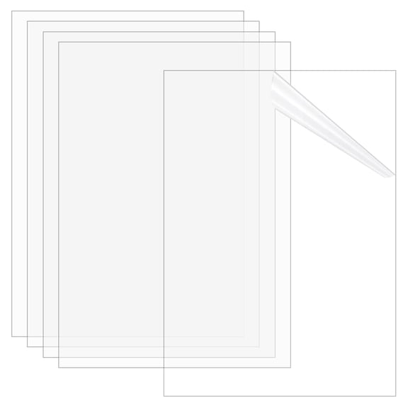 11 pc PVC Sheets Rectangle Clear 298x211x0.5mm for DIY