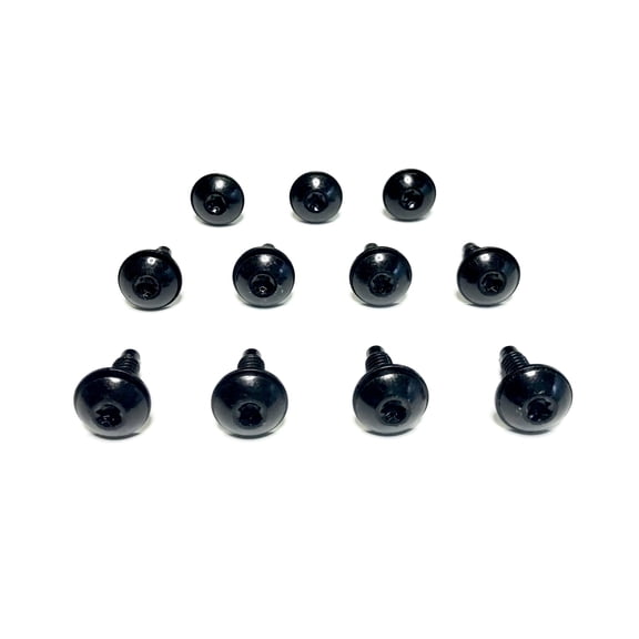11 pc Set Dash Panel Screw Set Compatible with Jeep Wrangler YJ 1987-1995