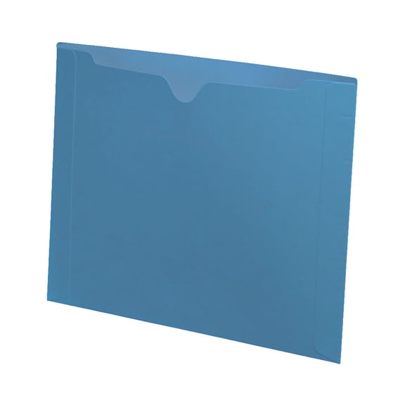 11 pt Blue Color Jacket, Letter Size, Dental Style (Box of 50)